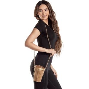 *~* TRASH CAN PURSE *~* Garbage Bin CROSSBODY Bag PURSE *~*